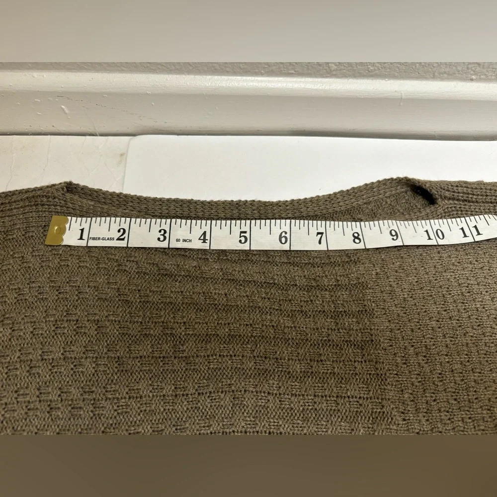 Beige brown mixed‎ textured knit poncho pique open sides, one size Lagenlook